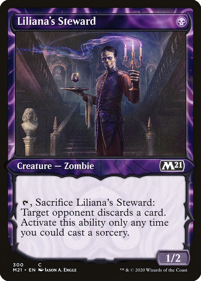 Liliana's Steward (Showcase) [Core Set 2021] | Good Games Adelaide SA