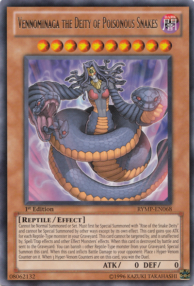 Vennominaga the Deity of Poisonous Snakes [RYMP-EN068] Rare | Good Games Adelaide SA