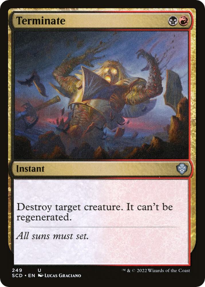 Terminate 249 (Starter Commander Decks)  | Good Games Adelaide SA