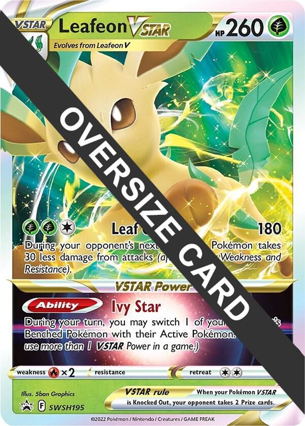 Leafeon VSTAR SWSH195 SWSH195 (Jumbo Cards)  - Holofoil | Good Games Adelaide SA