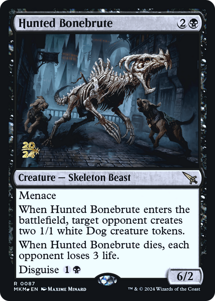 Hunted Bonebrute [Murders at Karlov Manor Prerelease Promos] | Good Games Adelaide SA