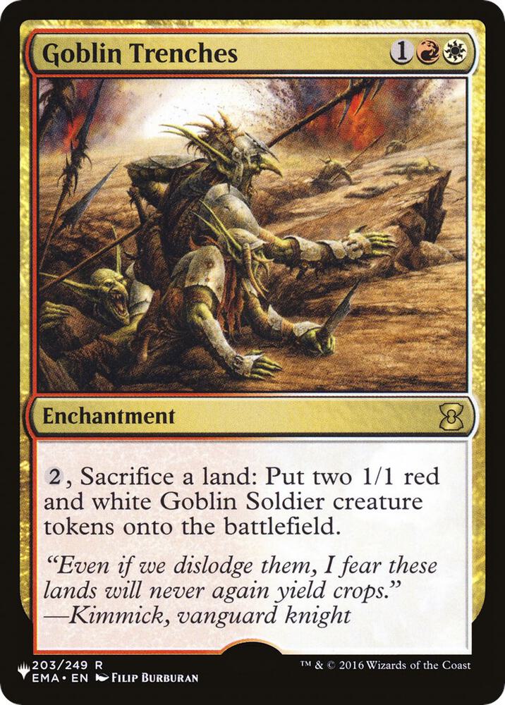 Goblin Trenches 203/249 (The List Reprints)  | Good Games Adelaide SA