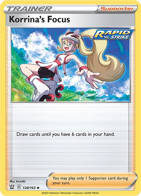 Korrina's Focus 128/163 (SWSH05: Battle Styles)  | Good Games Adelaide SA