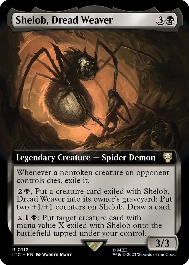 Shelob, Dread Weaver 112 (Commander: The Lord of the Rings: Tales of Middle-earth)  | Good Games Adelaide SA