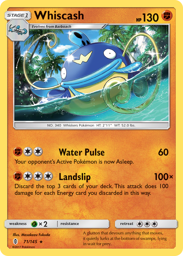 Whiscash (71/145) [Sun & Moon: Guardians Rising] | Good Games Adelaide SA