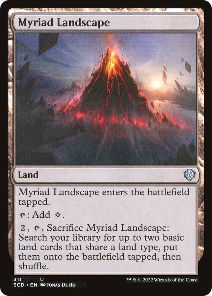 Myriad Landscape 311 (Starter Commander Decks)  | Good Games Adelaide SA