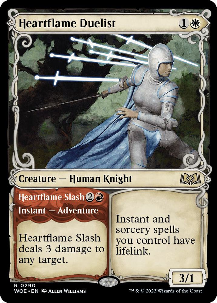 Heartflame Duelist // Heartflame Slash 290 (Wilds of Eldraine)  | Good Games Adelaide SA