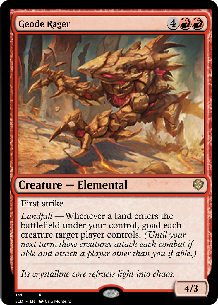 Geode Rager [Starter Commander Decks] | Good Games Adelaide SA