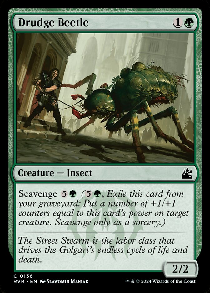 Drudge Beetle 136 (Ravnica Remastered)  | Good Games Adelaide SA
