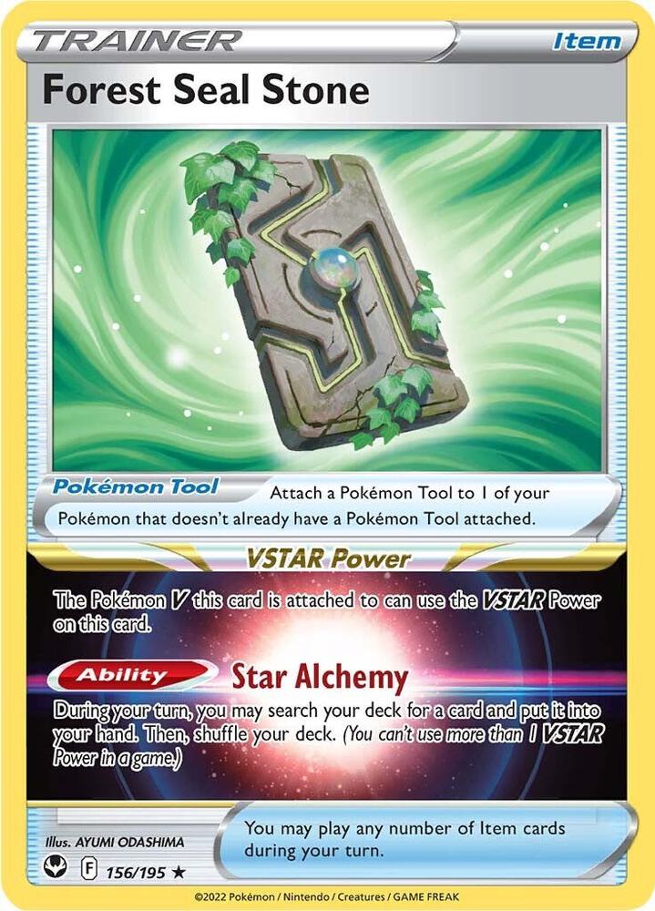 Forest Seal Stone 156/195 (SWSH12: Silver Tempest)  - Holofoil | Good Games Adelaide SA