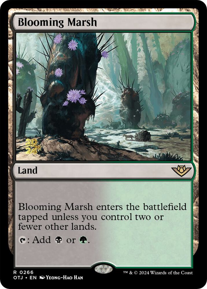 Blooming Marsh OTJ 266 (Prerelease Cards)  - Foil | Good Games Adelaide SA