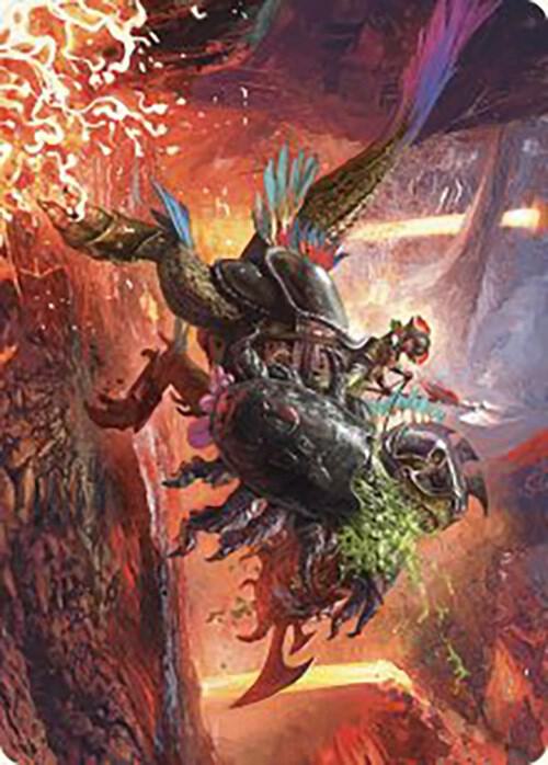 Triumphant Chomp Art Card 21 (Art Series: The Lost Caverns of Ixalan)  | Good Games Adelaide SA