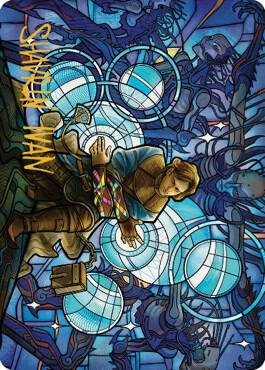 Raff Weatherlight Stalwart Art Card Gold Stamped Signature 76 (Art Series: Dominaria United)  | Good Games Adelaide SA