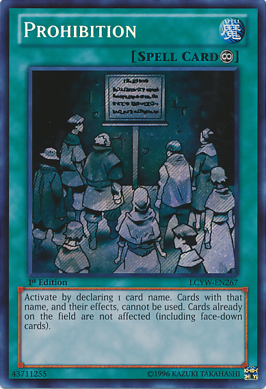 Prohibition [LCYW-EN267] Secret Rare | Good Games Adelaide SA