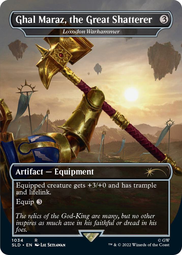 Ghal Maraz the Great Shatterer Loxodon Warhammer Borderless 1034 (Secret Lair Drop Series)  - Foil | Good Games Adelaide SA