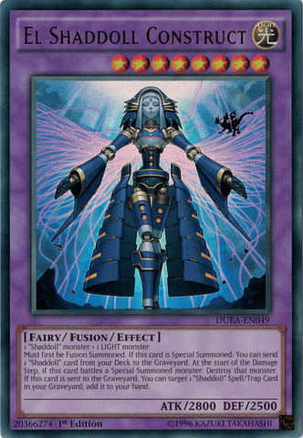 El Shaddoll Construct [DUEA-EN049] Ultra Rare | Good Games Adelaide SA