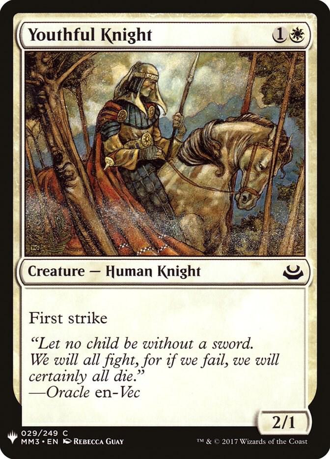 Youthful Knight 29 (The List Reprints)  | Good Games Adelaide SA