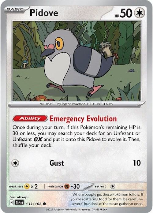 Pidove 133/162 (SV05: Temporal Forces)  | Good Games Adelaide SA