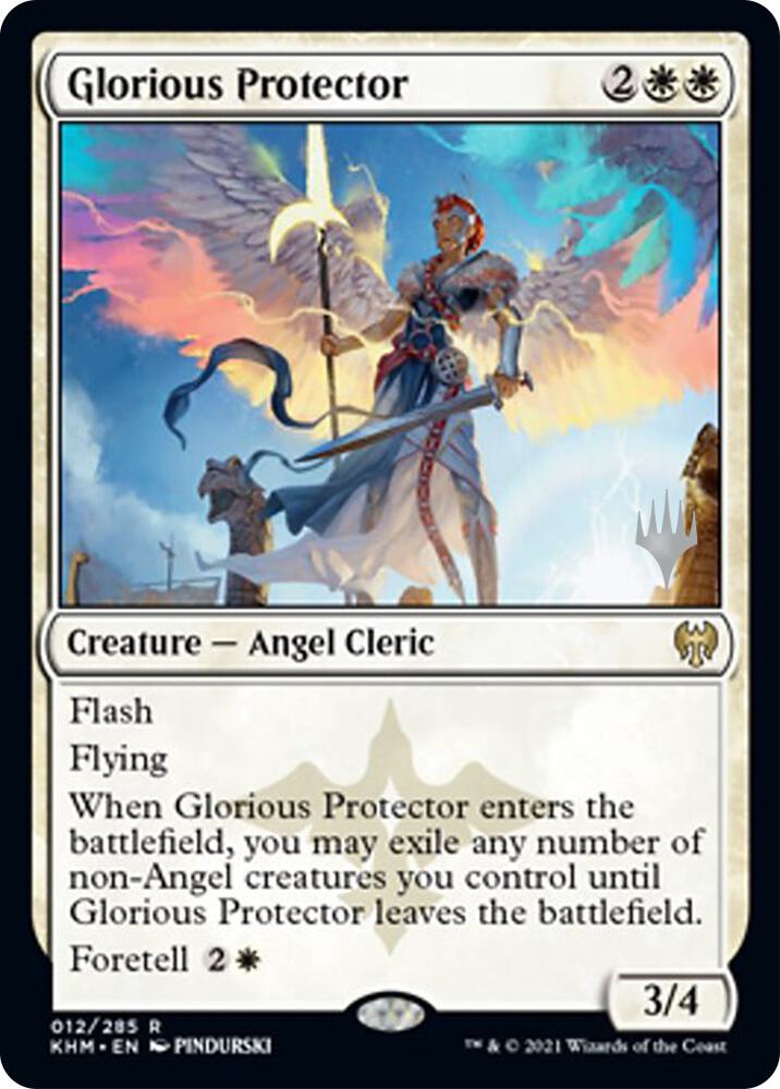 Glorious Protector 12 (Promo Pack: Kaldheim)  - Foil | Good Games Adelaide SA