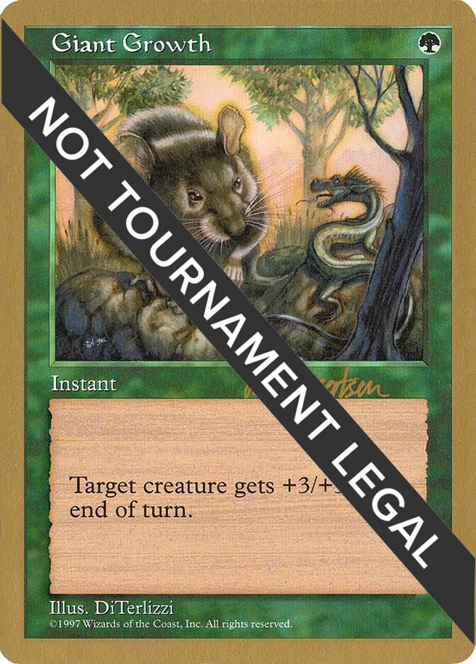 Giant Growth 1997 Svend Geertsen 5ED  (World Championship Decks)  | Good Games Adelaide SA