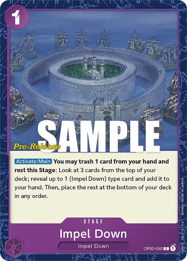 Impel Down [Paramount War Pre-Release Cards] | Good Games Adelaide SA