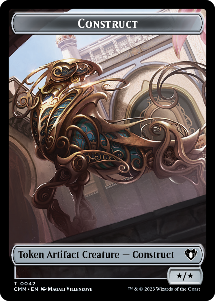 Eldrazi Spawn // Construct (0042) Double-Sided Token [Commander Masters Tokens] | Good Games Adelaide SA