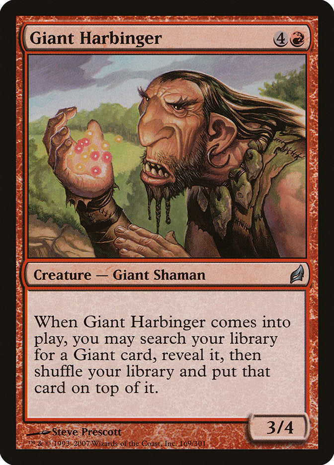 Giant Harbinger 169 (Lorwyn)  | Good Games Adelaide SA