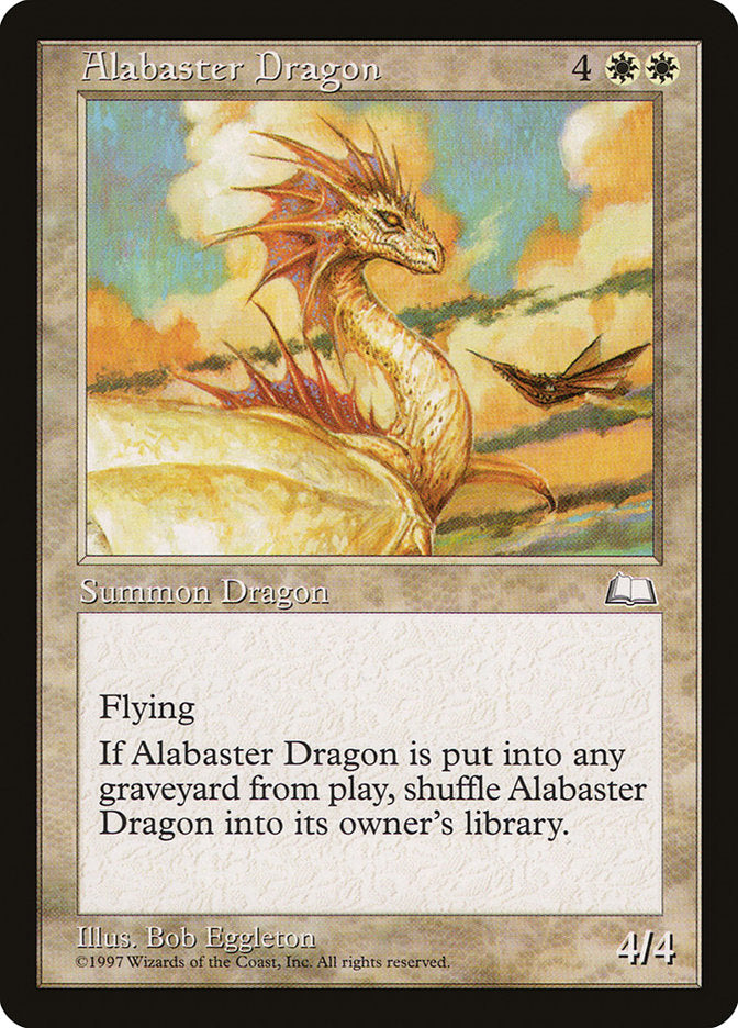 Alabaster Dragon [Weatherlight] | Good Games Adelaide SA