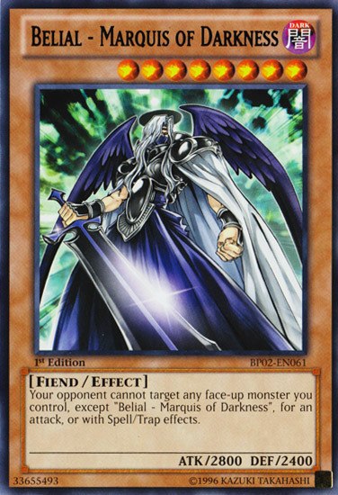 Belial - Marquis of Darkness [BP02-EN061] Rare | Good Games Adelaide SA