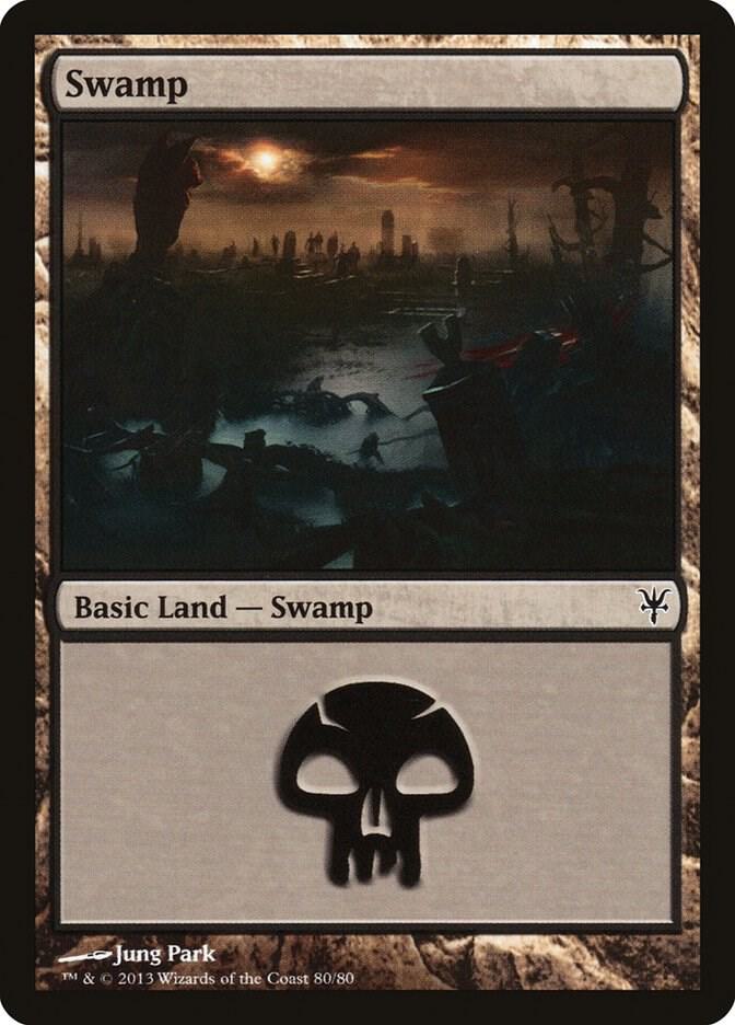 Swamp 80 80 (Duel Decks: Sorin vs. Tibalt)  | Good Games Adelaide SA