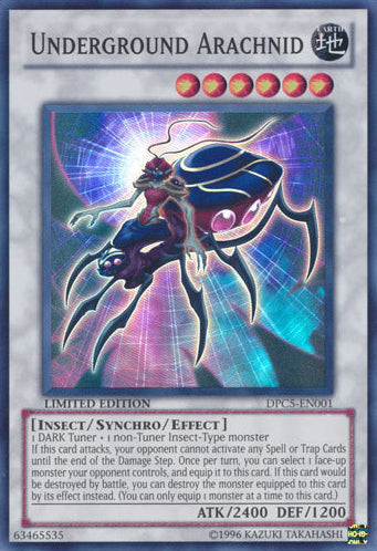 Underground Arachnid [DPC5-EN001] Super Rare | Good Games Adelaide SA