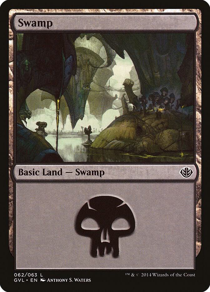Swamp 062 GVL 62 (Duel Decks: Anthology)  | Good Games Adelaide SA
