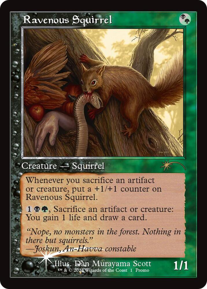 Ravenous Squirrel 1 (Open House Promos)  - Foil | Good Games Adelaide SA