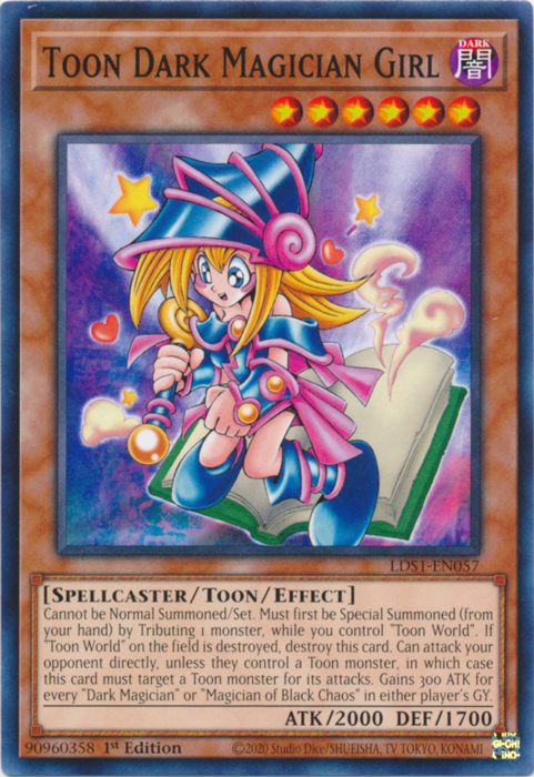 Toon Dark Magician Girl [LDS1-EN057] Common | Good Games Adelaide SA