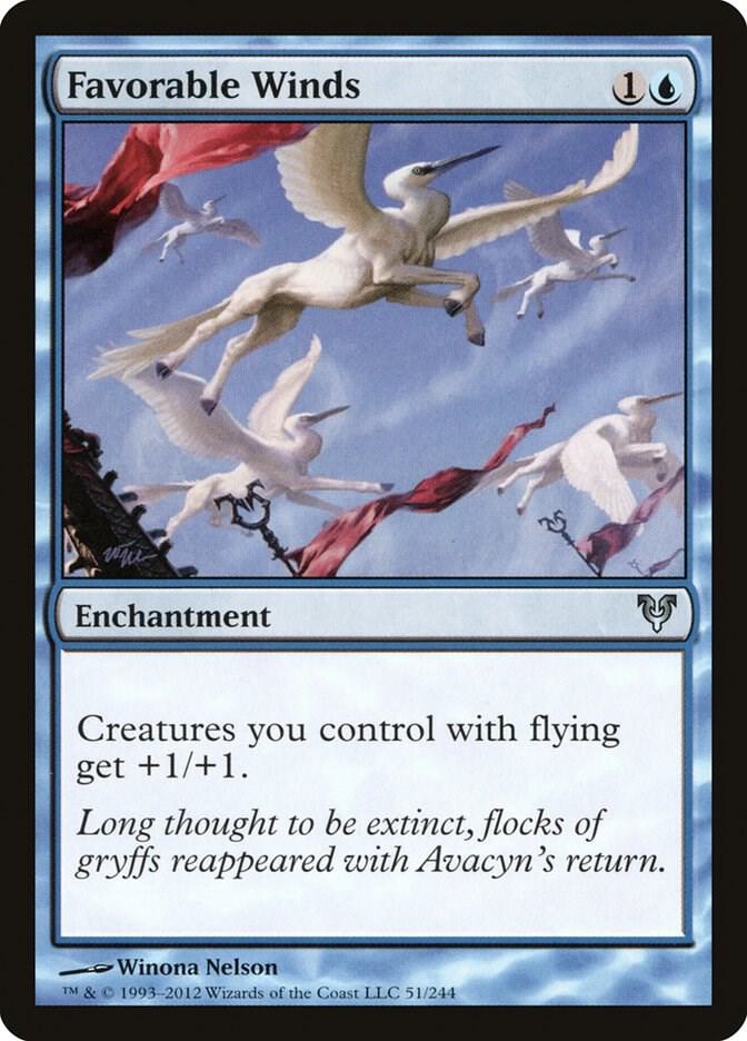Favorable Winds 51 (Avacyn Restored)  - Foil | Good Games Adelaide SA