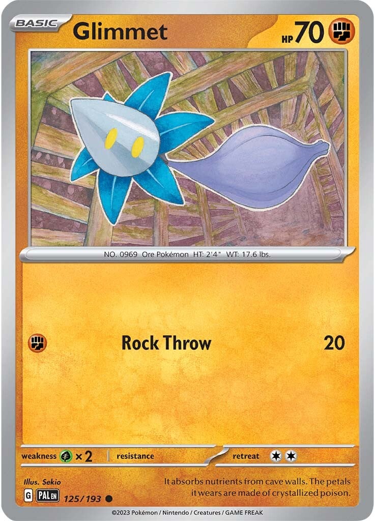 Glimmet (125/193) [Scarlet & Violet: Paldea Evolved] | Good Games Adelaide SA