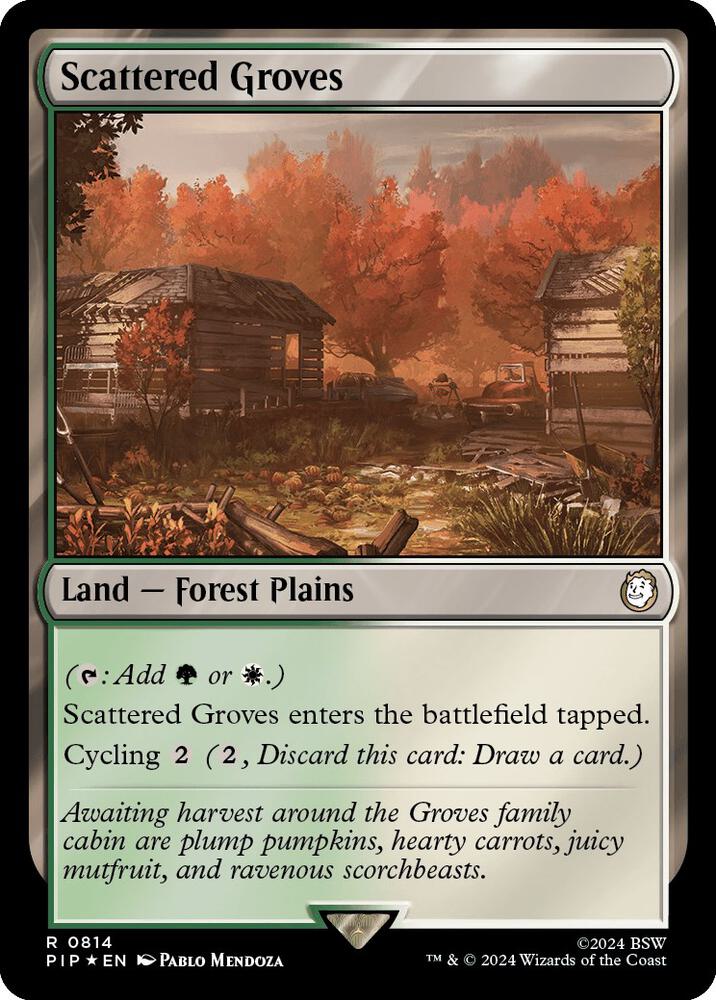 Scattered Groves 814 (Universes Beyond: Fallout)  - Foil | Good Games Adelaide SA