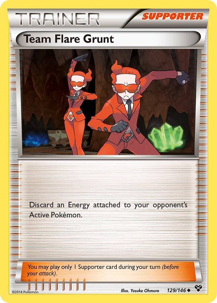 Team Flare Grunt 129/146 (XY Base Set)  | Good Games Adelaide SA