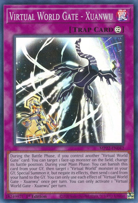 Virtual World Gate - Xuanwu [MP22-EN042] Super Rare | Good Games Adelaide SA