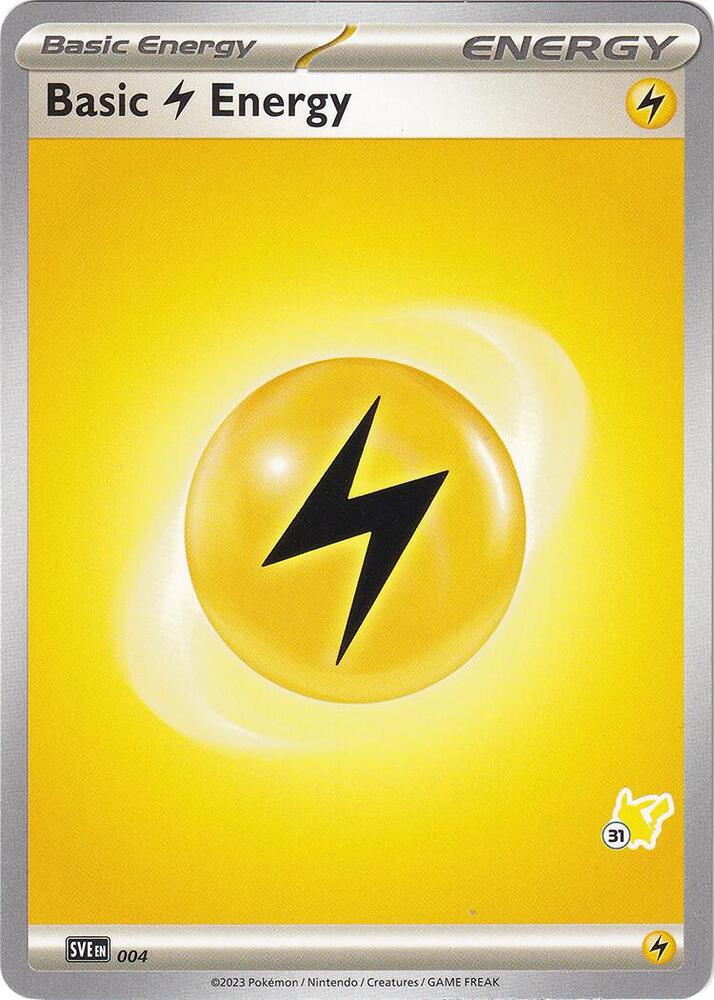 Basic Lightning Energy Pikachu 31 004 (Battle Academy 2024)  | Good Games Adelaide SA