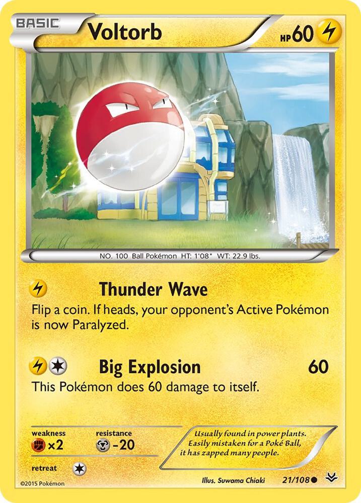 Voltorb 21/108 (XY - Roaring Skies)  | Good Games Adelaide SA
