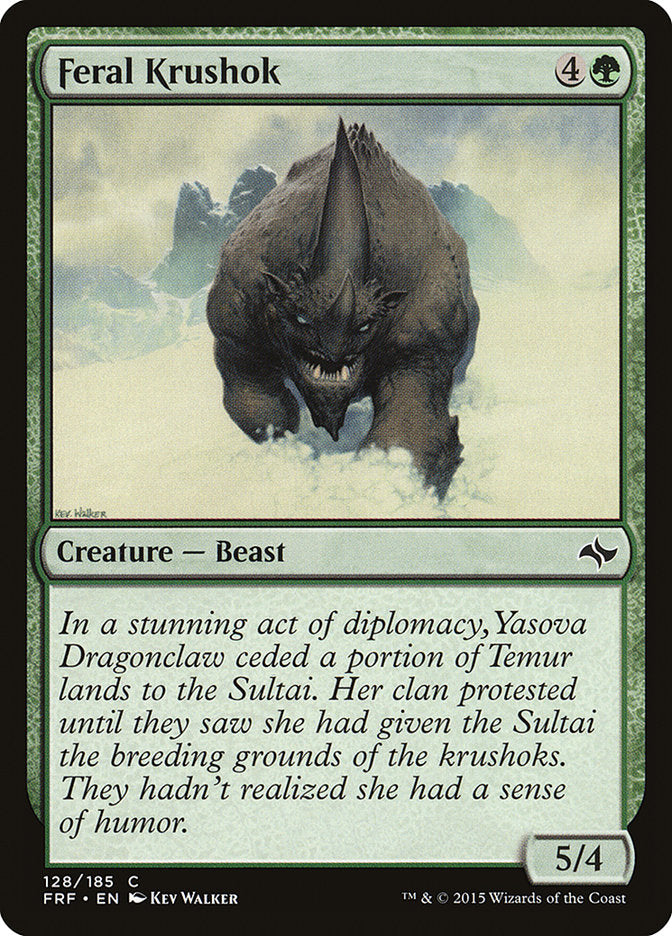 Feral Krushok 128/185 (Fate Reforged)  - Foil | Good Games Adelaide SA