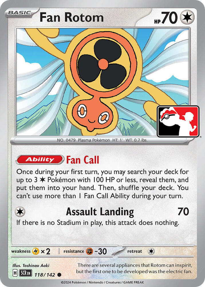 Fan Rotom Series 6/7 118/142 (Prize Pack Series Cards)  - Holofoil | Good Games Adelaide SA
