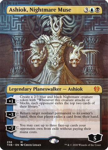 Ashiok, Nightmare Muse 1x FOIL THB MTG Theros Beyond Death Mythic MINT blue black Ashiok, Nightmare Muse 1x FOIL THB MTG Theros Beyond Death Mythic MINT blue black
