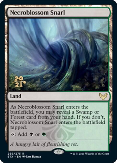 Necroblossom Snarl 269 (Prerelease Cards)  - Foil | Good Games Adelaide SA