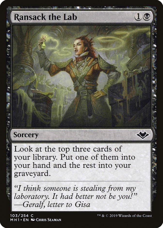 Ransack the Lab 103 (Modern Horizons)  - Foil | Good Games Adelaide SA