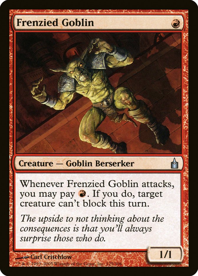 Frenzied Goblin [Ravnica: City of Guilds] | Good Games Adelaide SA