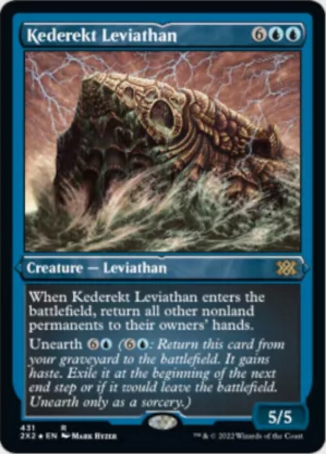 Kederekt Leviathan (Foil Etched) [Double Masters 2022] | Good Games Adelaide SA