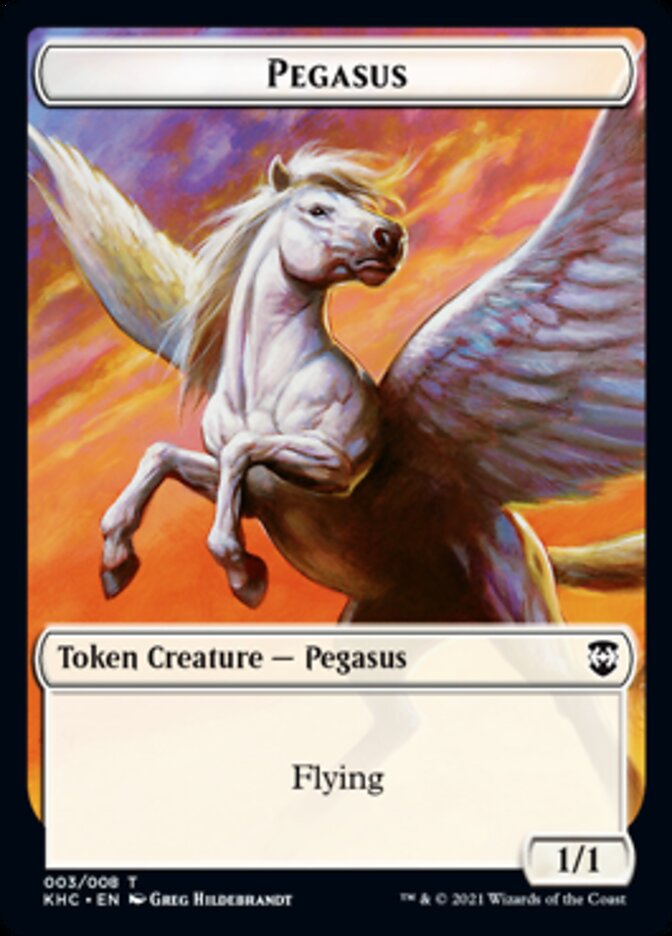 Pegasus [Kaldheim Commander Tokens] | Good Games Adelaide SA