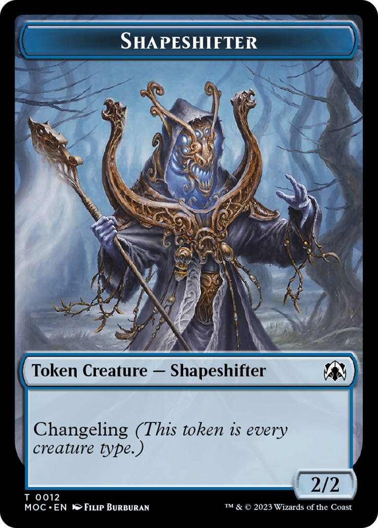 The Monarch // Shapeshifter Double-Sided Token [March of the Machine Commander Tokens] | Good Games Adelaide SA